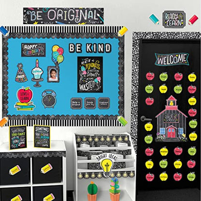CTP Chalk It Up! School Time Fun Bulletin Board (Creative Teaching Press 10872) - color: Chalk It Up