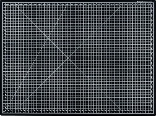 Dahle Vantage 10674 Premium Self-Healing Cutting Mat, 36"x48", 1/2" Grid, 5 Layers for Max Healing, Perfect for Crafts & Sewing, Black - color: Black, size: 48"L x 36"W