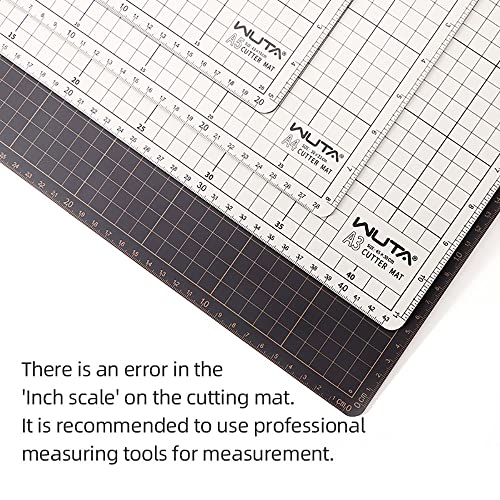 WUTA Self Healing Sewing Mat, PVC Cutting Mat A2 Double Sided Cutting Board for Sewing, Craft, Quilting, Fabric, Scrapbooking Project（23.6" x 17.7") - size: 23.6"L x 17.7"W