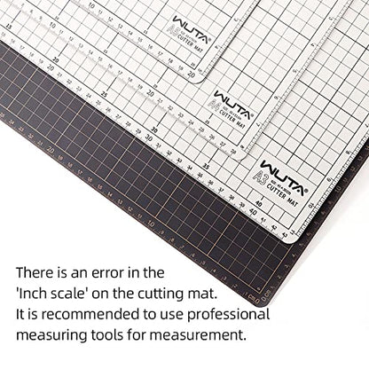 WUTA Self Healing Sewing Mat, PVC Cutting Mat A2 Double Sided Cutting Board for Sewing, Craft, Quilting, Fabric, Scrapbooking Project（23.6" x 17.7") - size: 23.6"L x 17.7"W