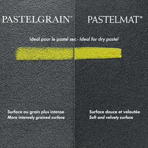 Clairefontaine 96001C Pastelmat White, glued, 18x24cm, 18 x 24 cm - size: 18 x 24 cm, style: Card Pad No 3