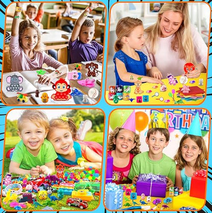 KissFuture 1000 PCS Party Favors for Kids, Fidget Toys Bulk, Prize Treasure Box Toys for Classroom, Birthday Gifts, Goodie Bags Stuffers for Kids, Pinata Stuffers, Carnival Prizes