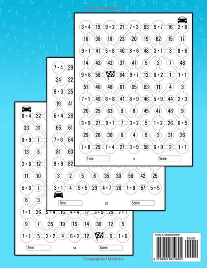 Multiplication Mazes: An Enjoyable Multiplication Math Drills Book To Learn And Memorize Multiplication Table | For Kids And Adults (Math Mazes)
