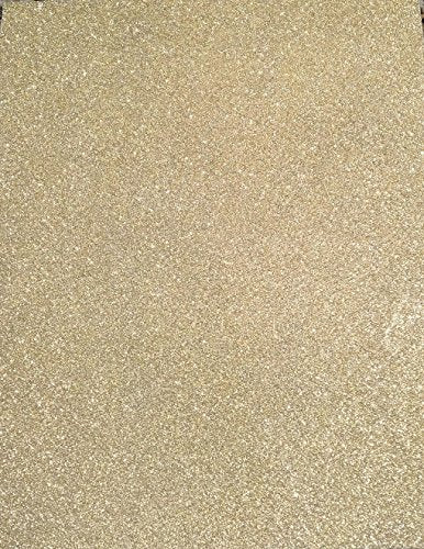 Cardstock Warehouse Sparkle Gold Touch Glitter - 8.5 x 11" - 16 Pt. / 280 Gsm Premium Cardstock Paper - 10 Sheets - color: Gold Touch, size: 8.5 x 11 - 10 Sheets