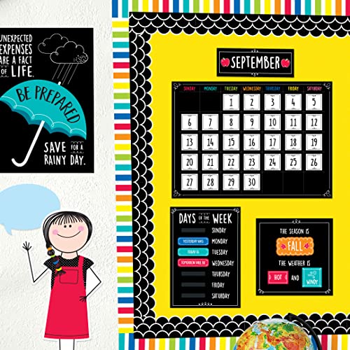 CTP Doodle Calendar Set for Classroom (Creative Teaching Press 10668) - color: Doodle