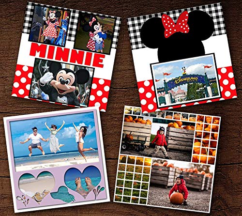 Hamilco White Cardstock Scrapbook Paper 12x12 Heavy Weight 80 lb Cover Card Stock – 25 Pack - size: 80 lb Cover