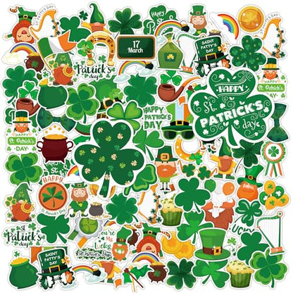 OHOME St Patricks Day Stickers for Kids - 120 PCS St Patricks Day Accessories Shamrock Decorations - St. Patrick’s Day Crafts for Kids - St Paddys Day Gifts Treats Party Favors for Boys Girls - style: St Patricks Day stickers