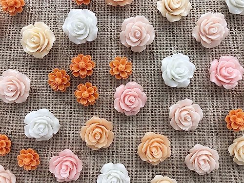 Temoyj Push Pins 24 Pcs,Decorative ThumbTacks for CorkBoard,Feature Wall, Office Organization or Home - color: Pink