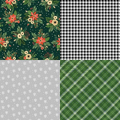 YASMEN Scrapbook Paper Pad 6"×6" - 24 Sheets Christmas Scrapbooking Supplies Kit, Single-Sided Patterned Cardstock Pads for Card Making, Designer Planner Journals, Background Borders, Greeting Cards - color: Christmas - 6×6