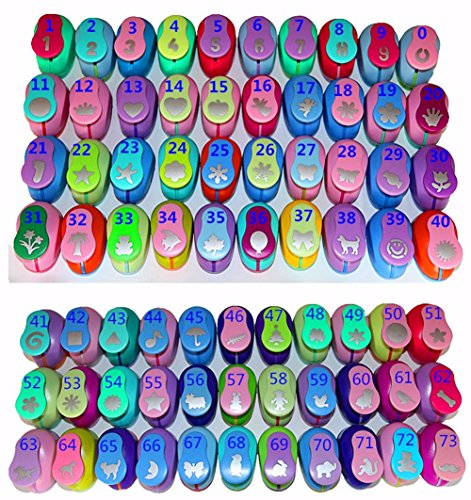 ODETOJOY Handheld Scrapbooking Punch Cutters Clearance Engraving Album Cards Paper Crafts Puncher Hole Punches Supplies with Shape (Butterfly) - size: Butterfly