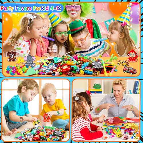 KissFuture 1000 PCS Party Favors for Kids, Fidget Toys Bulk, Prize Treasure Box Toys for Classroom, Birthday Gifts, Goodie Bags Stuffers for Kids, Pinata Stuffers, Carnival Prizes
