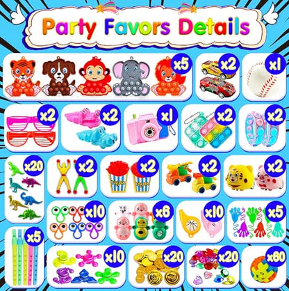 KissFuture 1000 PCS Party Favors for Kids, Fidget Toys Bulk, Prize Treasure Box Toys for Classroom, Birthday Gifts, Goodie Bags Stuffers for Kids, Pinata Stuffers, Carnival Prizes