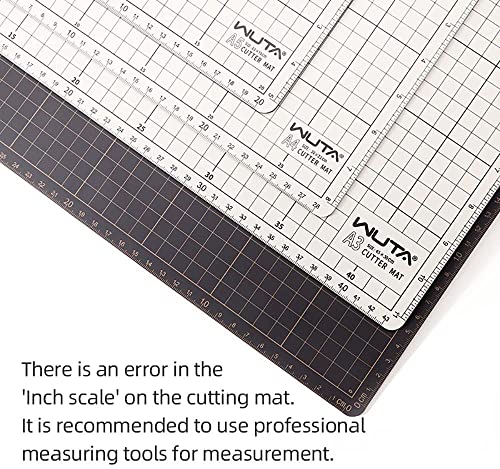 WUTA Self Healing Sewing Mat, Double Sided Non-Slip PVC Cutting Mat A4 Cutting Board for Sewing, Craft, Quilting, Fabric, Scrapbooking Project (9x12inch) - size: 12"L x 9"W