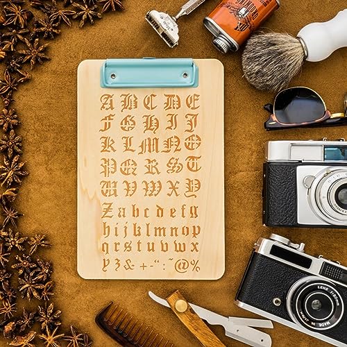 20 Pieces Letter Stencils Reusable Letter Stencils for Painting on Wood, Plastic Alphabet Numbers Stencils, Letter Stencil Template for Notebook, Journal, Scrapbook Decorations (20 Letter) - style: 20 Letter