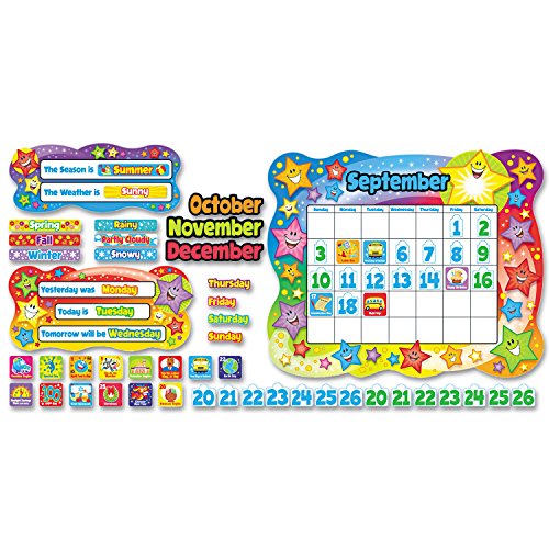 TREND enterprises, Inc. Star Calendar Bulletin Board Set