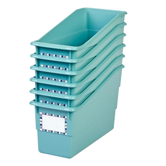 Really Good Stuff Durable Book & Binder Holders - 6 Pack - Green - color: Green