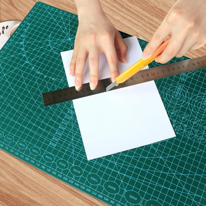Self-Healing Cutting Mat 12x 9 Inch-Precision Grid for Exacto Knife Blades - Protective Craft Surface for Quilting, Scrapbooking, Stencil Art Projects