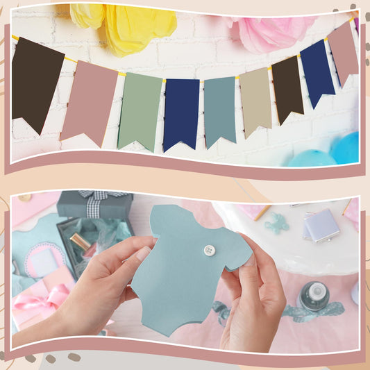 60 Sheet 8.5 x 11 Inch Boho Colored Card Stock Paper Blank Thick Paper Cards Neutral Color Scrapbook Papers for Prints DIY Arts Crafts School Office Home Supplies, 65lb - color: Neutral Boho